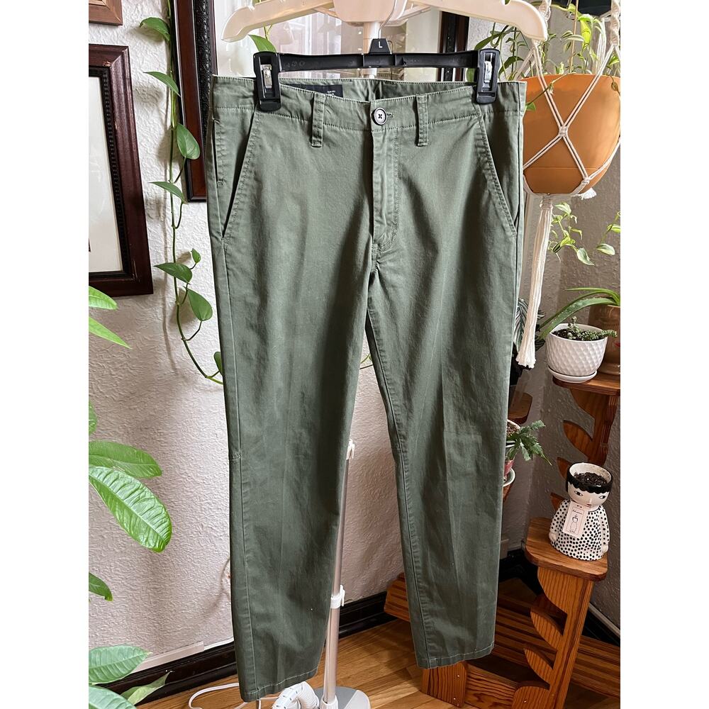Armani Exchange Straight Leg Army Green Chinos
